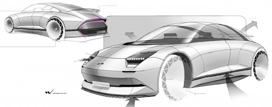 Эскиз Hyundai Prophecy Concept 2020 года  (фото 30 из 56)